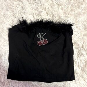 Vintage Cherry bomb tube top